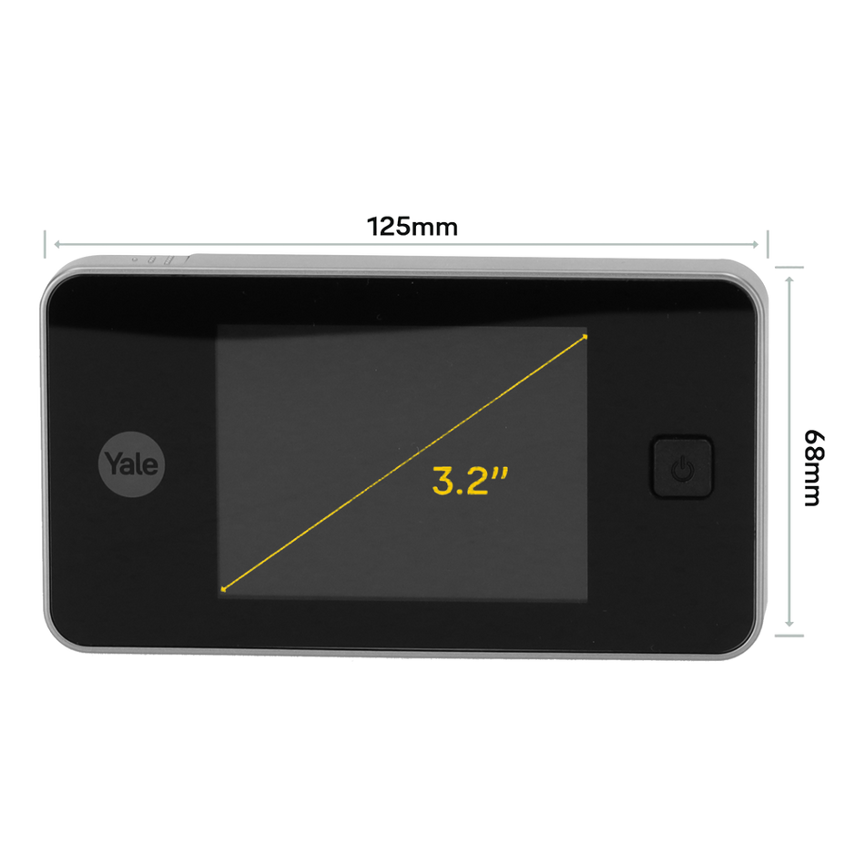 YALE-DOORVIEWER500-SILVER