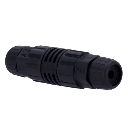 CON-RJ45-GLAND-W-BLACK
