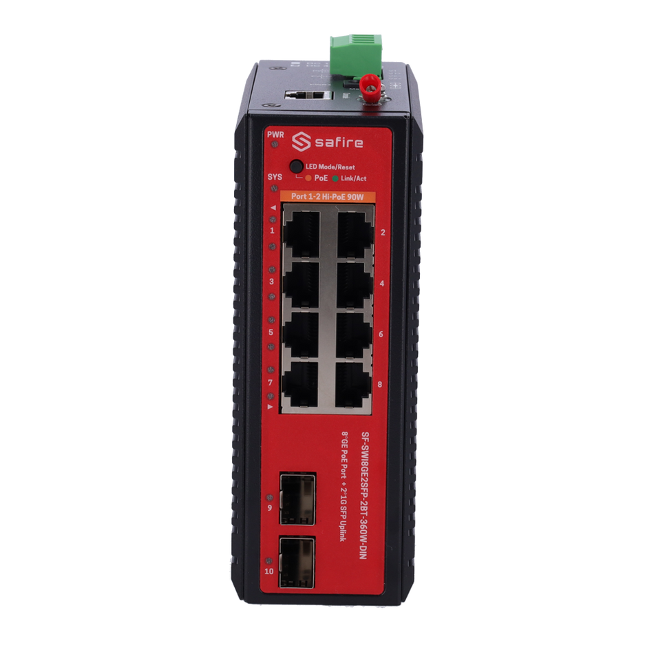 SF-SWI8GE2SFP-2BT-360W-DIN