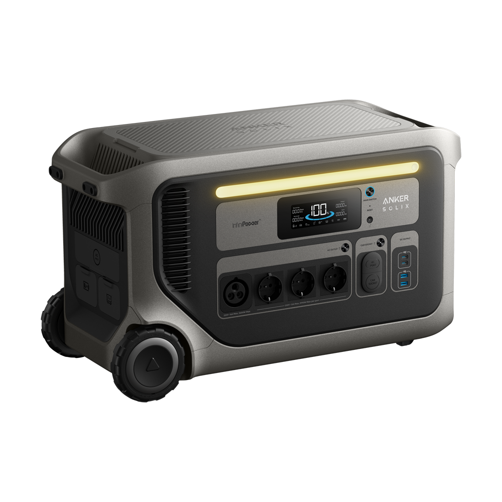 Batteria portatile Anker Solix - Gran capacità 3072Wh - Potenza in uscita 3600W | 7200W di picco