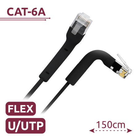 UTP6A-FLEX-150BK