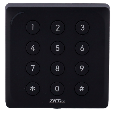 Zkteco Lettore di accesso - Accesso tramite scheda EM/MF/MF DESFire e PIN - Indicatore a LED e acustico - Wiegand 34/66 