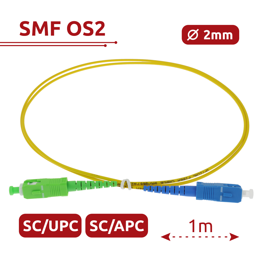 Safire Cavo di collegamento in fibra ottica simplex - Fibra monomodale G657A2 ad alte prestazioni