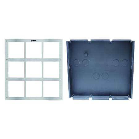 Panello frontale e cassa di registrazione - Specifico per videocitofoni - Compatibile con moduli XS-V2000E-M(X)
