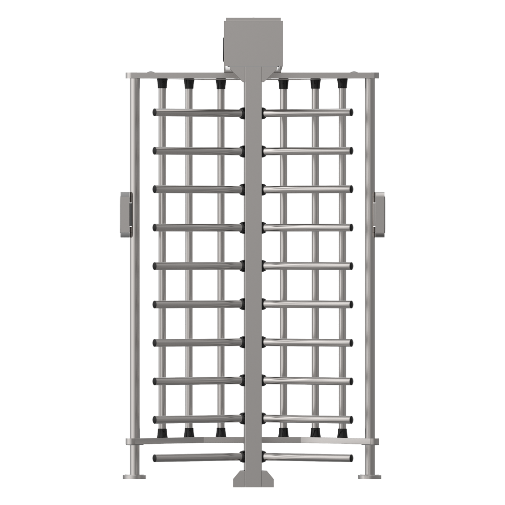 Tornello ad accesso bidirezionale - 10 bracci rotanti rimovibili - Orari, allarmi e modalità di apertura