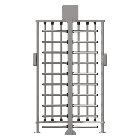 Tornello ad accesso bidirezionale - 10 bracci rotanti rimovibili - Orari, allarmi e modalità di apertura