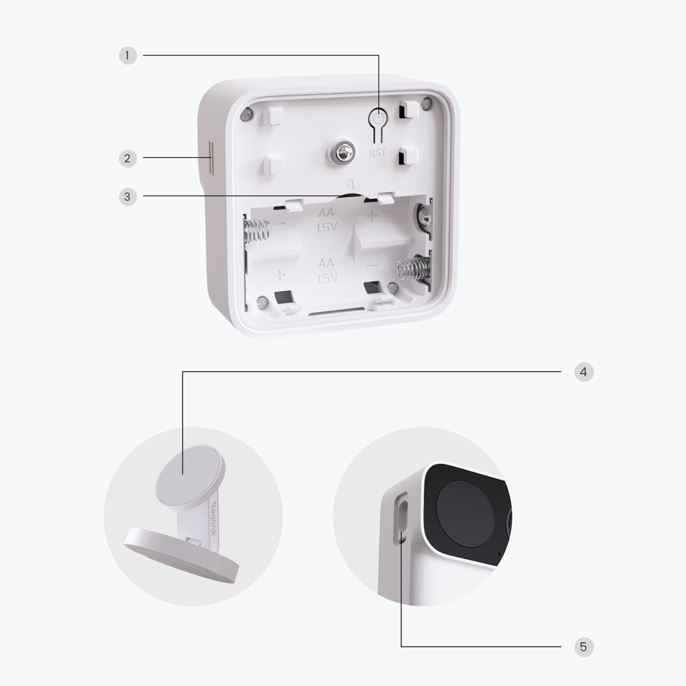 Reolink Telecamera MagicCam WiFi a Batteria - 2 MP (1920×1080) | Ottica 2,3 mm F2.2, 113,3°h