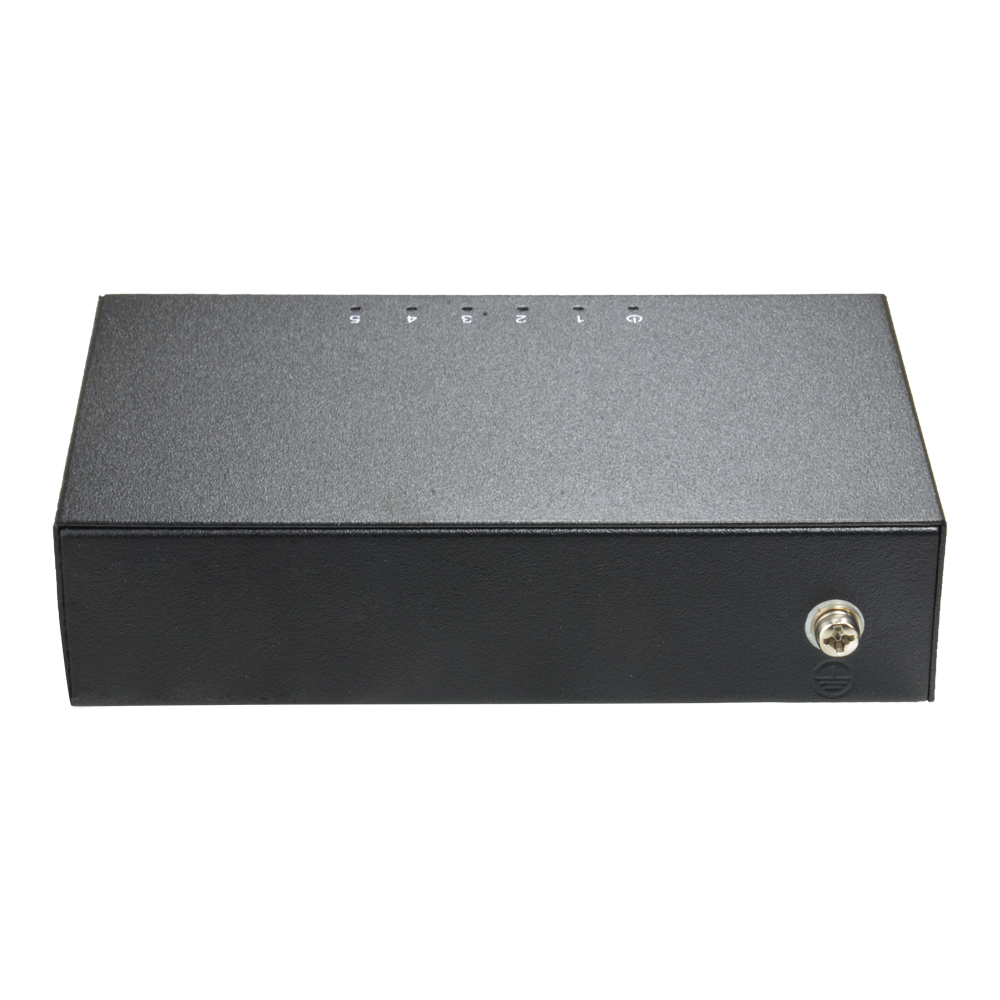 Switch X-Security Gigabit - 5 porte RJ45 - Velocità 10/100/1000 Mbps - Alta velocità in tutte le porte