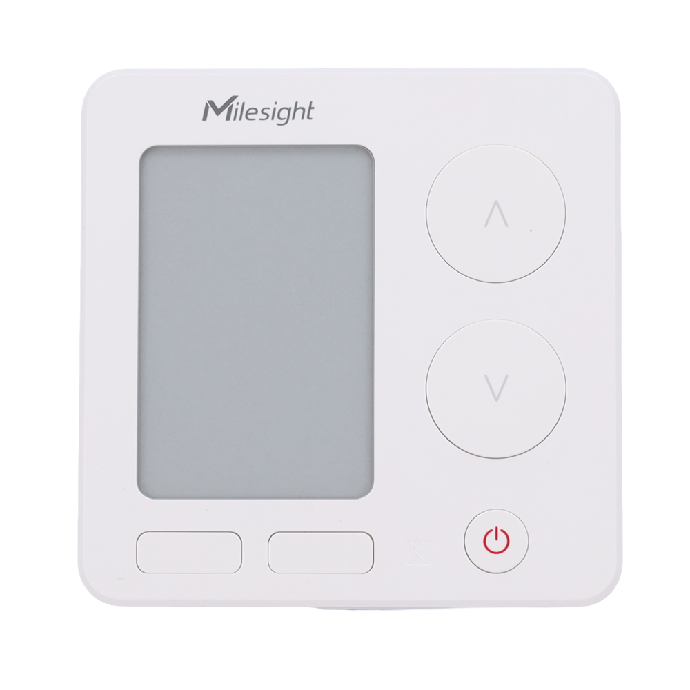 Milesight Controllo manuale e automatico del fancoil 2 e 4 tubi - Display e-ink 2,7" con temperatura, umidità e stato