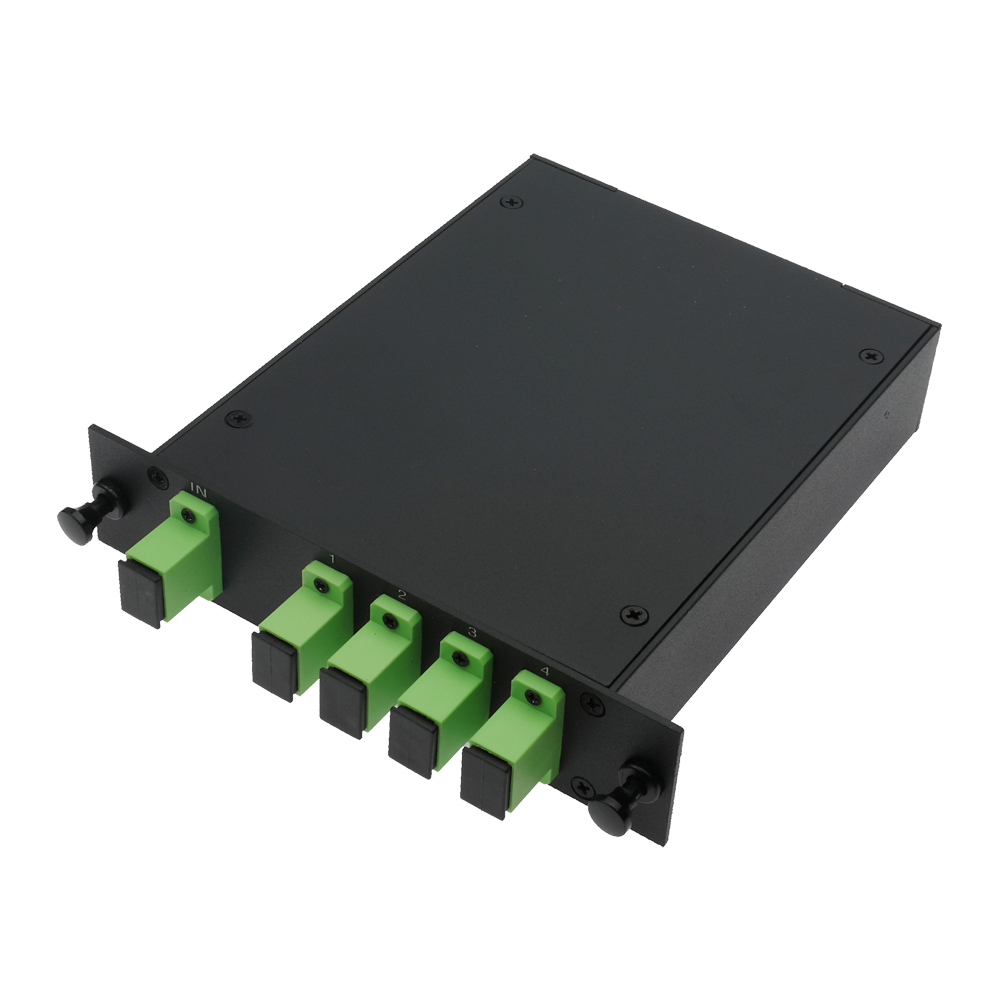 Splitter ottico PLC ad alta precisione - Configurazione 1x4 (1 ingresso, 4 uscite)