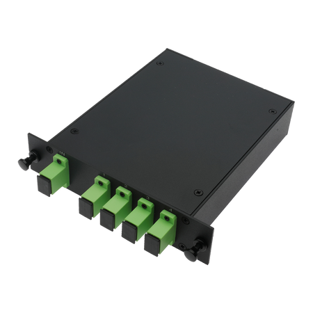 Splitter ottico PLC ad alta precisione - Configurazione 1x4 (1 ingresso, 4 uscite)