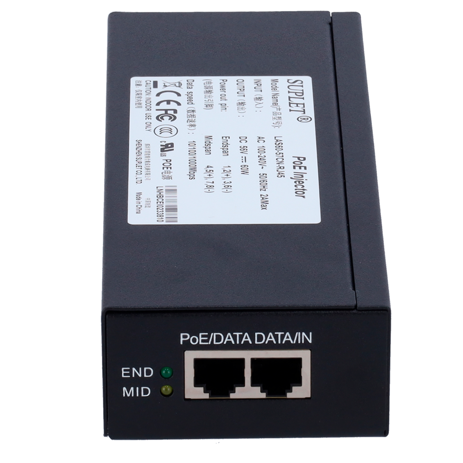 POE,LAS60-57CN-RJ45,60W