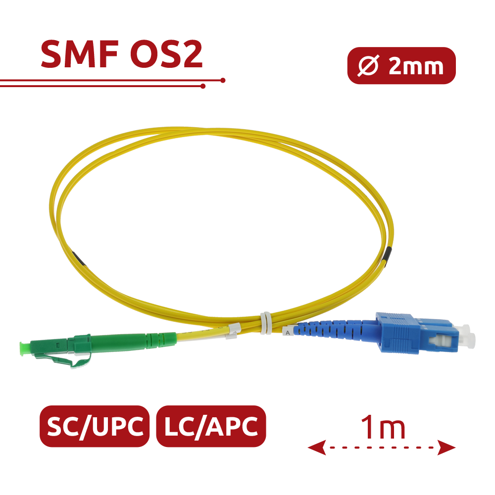 Safire Cavo di collegamento in fibra ottica duplex - Fibra monomodale G657A2 ad alte prestazioni