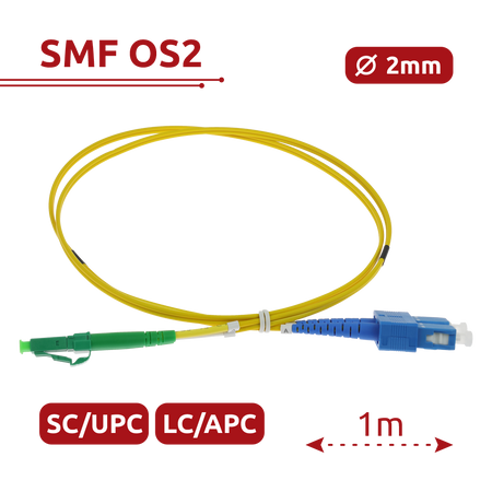 Safire Cavo di collegamento in fibra ottica duplex - Fibra monomodale G657A2 ad alte prestazioni