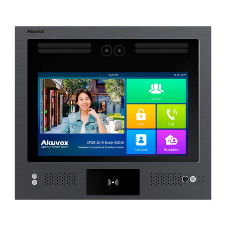 Akuvox Videocitofono IP antivandalo IK08 - Doppia telecamera 2 Mpx | Audio e video bidirezionale