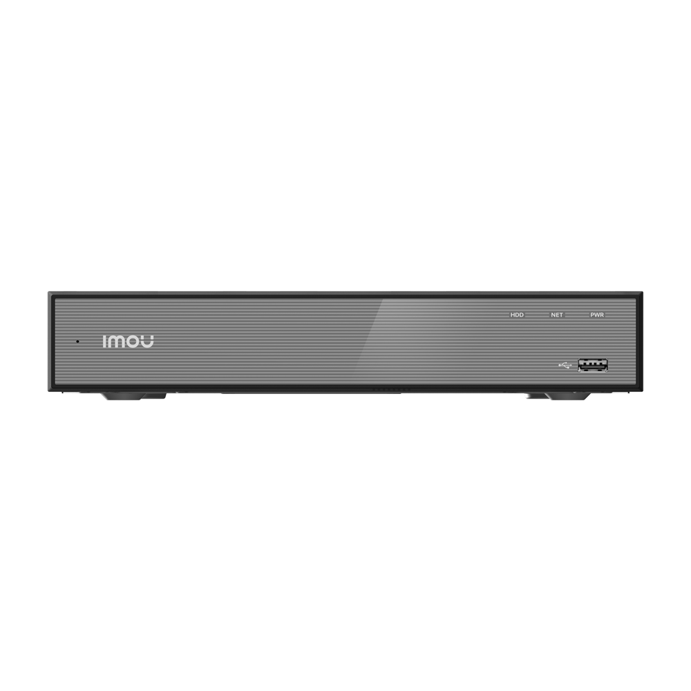 Videoregistratore NVR per telecamere IMOU - 8 porte PoE con 18 canali video IP - Compressione H.265 / H.264