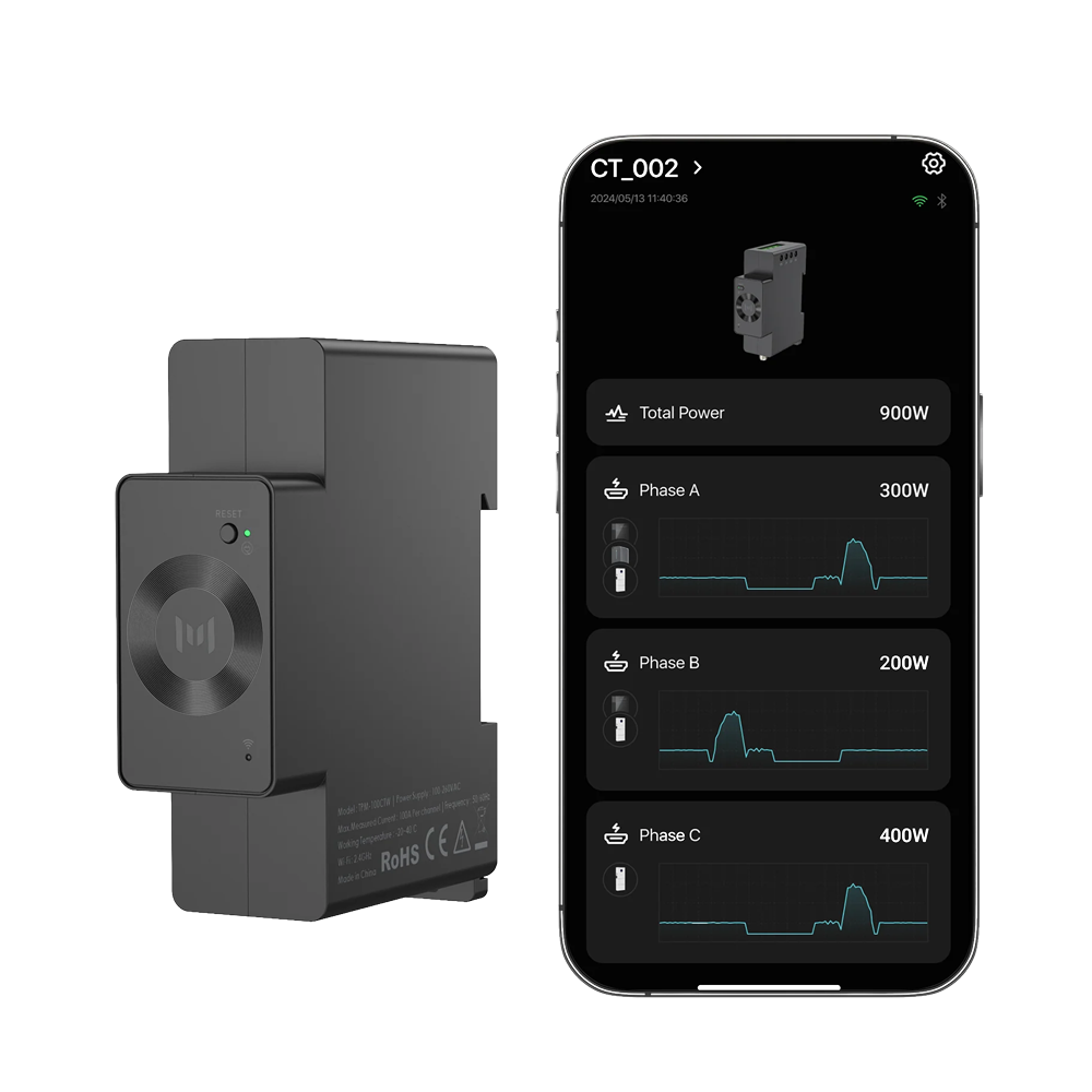 Smart Meter Marstek - Monofase | Bidirezionale - Compatibile con i prodotti Marstek - Connessione wireless
