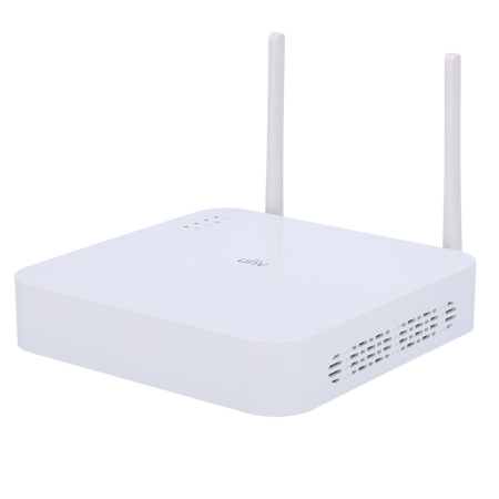 Kit di Videosorveglianza Uniview - Connessione Ethernet e WiFi - NVR 4 canali IP - 4 Telecamere bullet IP67