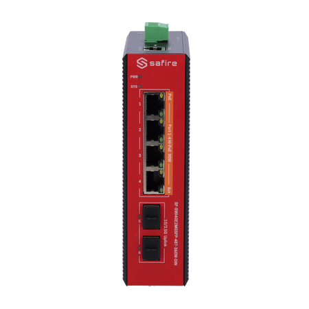 Switch L2+ managed con 4x RJ45 e 2x SFP - 4 porte PoE Gigabit con supporto IEEE 802.3bt
