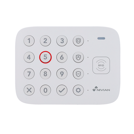 NVS-KEYPADALARM-W