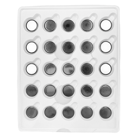 Pack 25x Batterie a bottone CR1616 - Vendita in vassoio 25ud | Prezzo per vassoio - Lito Li-MnO2 non ricaricabile