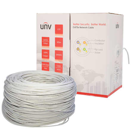 UV-UTP5E-300-BC24AWG-DCA-B-W