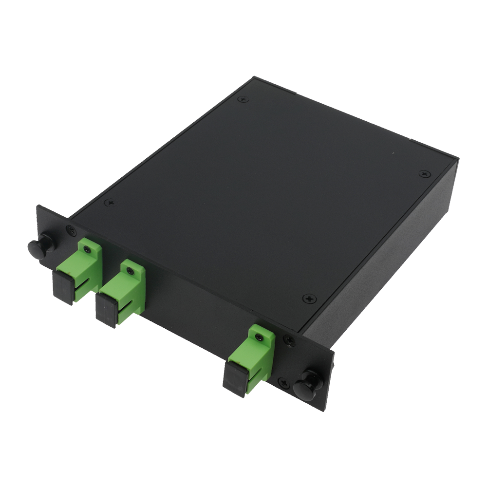 Splitter ottico PLC ad alta precisione - Configurazione 1x2 (1 ingresso, 2 uscite)