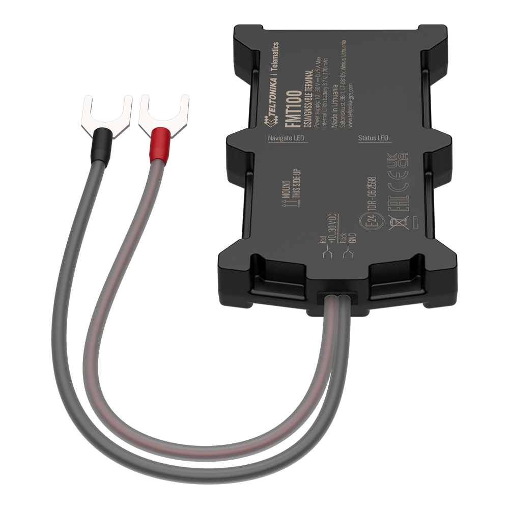 Teltonika Telematic Tracker Plug & Play per veicoli - Collegamento della batteria del veicolo