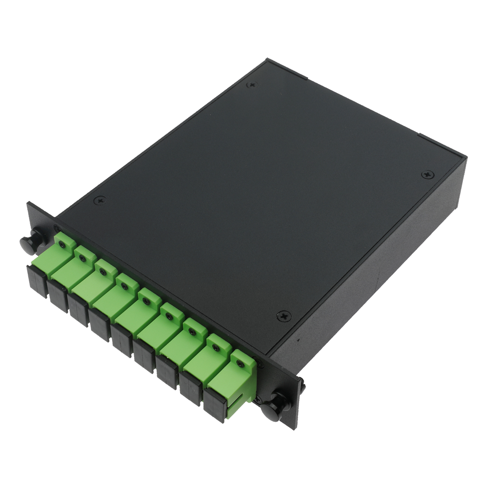 Splitter ottico PLC ad alta precisione - Configurazione 1x8 (1 ingresso, 8 uscite)