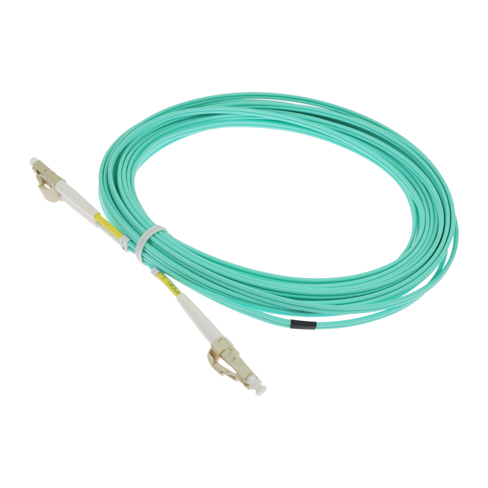 Safire Cavo di collegamento in fibra ottica - Fibra multimodale OM4 ad alta velocità - Connettori LC UPC in formato dupl