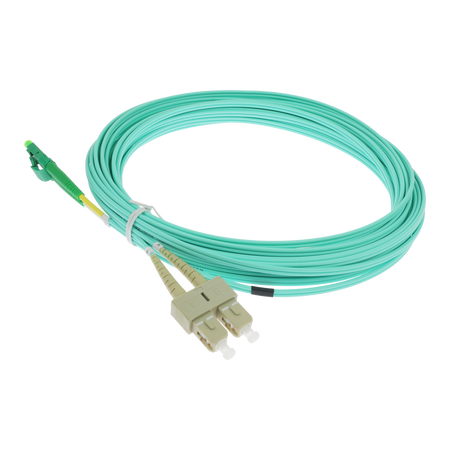 Safire Cavo di collegamento in fibra ottica duplex - Fibra multimodale OM4 ad alta velocità - Connettori ibridi LC APC e