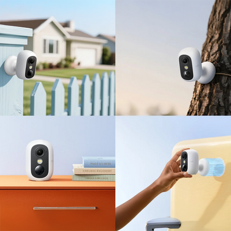 Eufy by Anker Telecamera Solocam C35 Solo - Rilevamento tramite AI di persone, veicoli e animali domestici