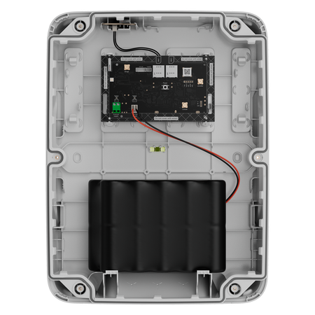 Batteria interna non ricaricabile - Connettore per il collegamento all'Hub BP integrato