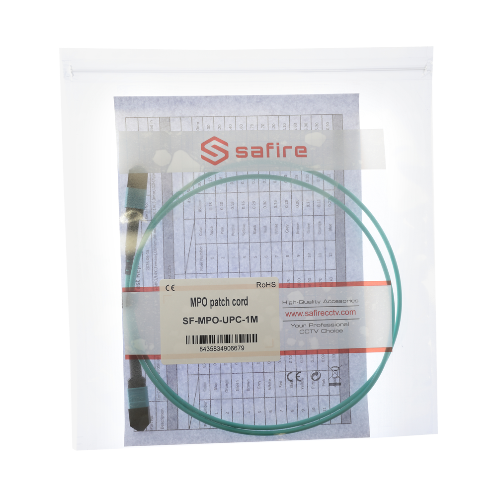 Safire Cavo trunk MPO da 12 fibre ad alta densità - Fibra multimodale OM4 Elite a bassa perdita