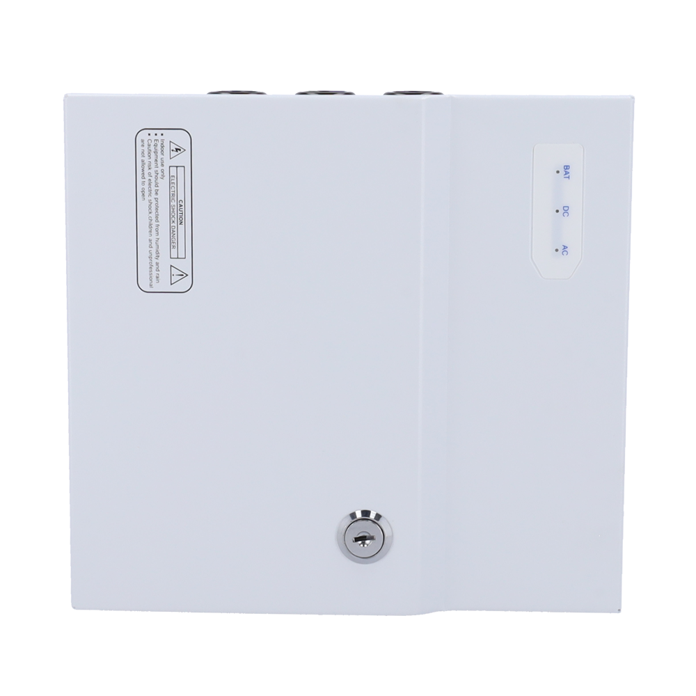 Alimentatore per il controllo accessi - Configurabile NO/NC | Ingresso segnale incendio - Uscita DC 11-14V / 5A / 60W