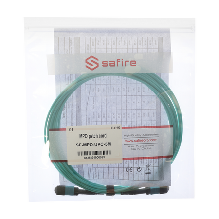 Safire Cavo trunk MPO da 12 fibre ad alta densità - Fibra multimodale OM4 Elite a bassa perdita