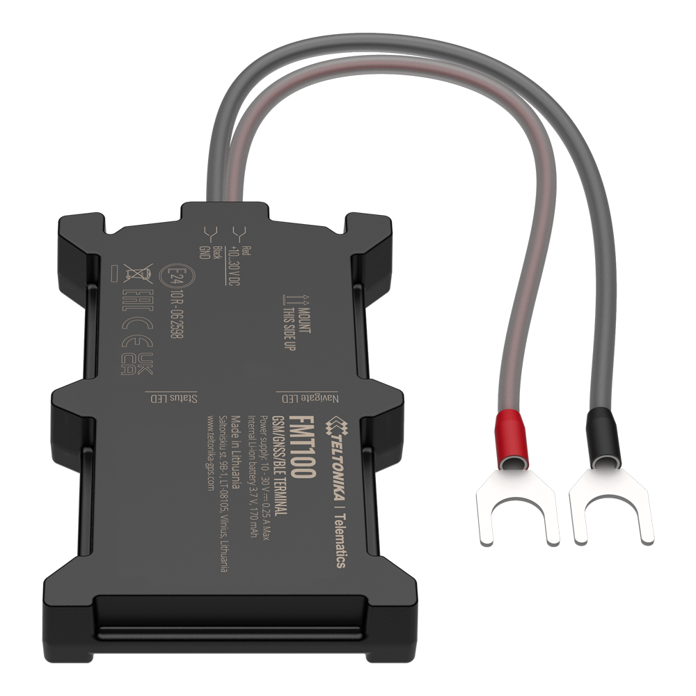 Teltonika Telematic Tracker Plug & Play per veicoli - Collegamento della batteria del veicolo