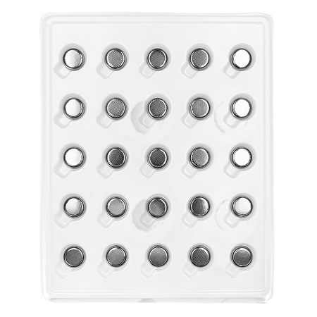 Pack 25x Batterie a bottone CR1220 - Vendita in vassoio 25ud | Prezzo per vassoio - Lito Li-MnO2 non ricaricabile