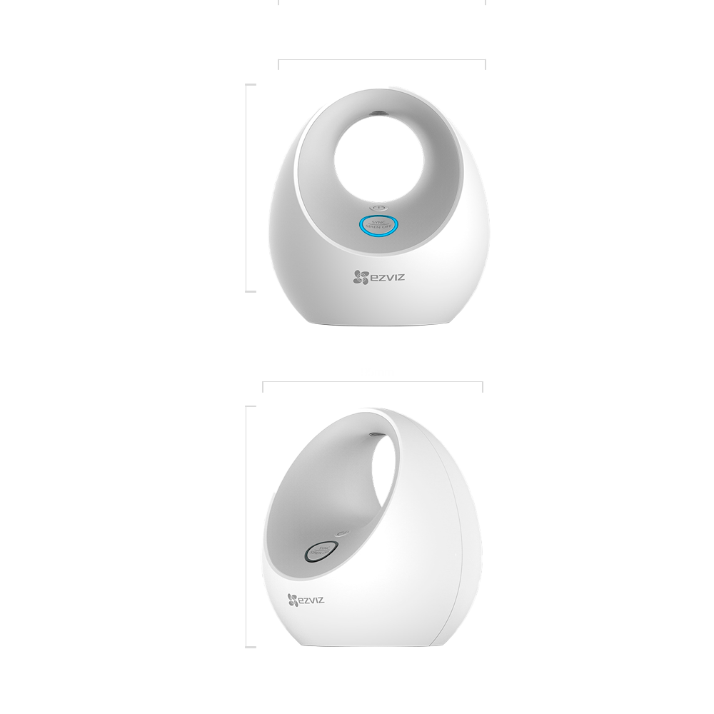 Kit Duo Pack Ezviz - Base + 2 Telecamere C3A - Supporta fino a 6 telecamere - Amplia l'autonomia
