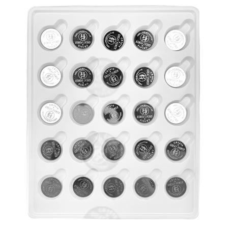 Pack 25x Batterie a bottone CR1616 - Vendita in vassoio 25ud | Prezzo per vassoio - Lito Li-MnO2 non ricaricabile