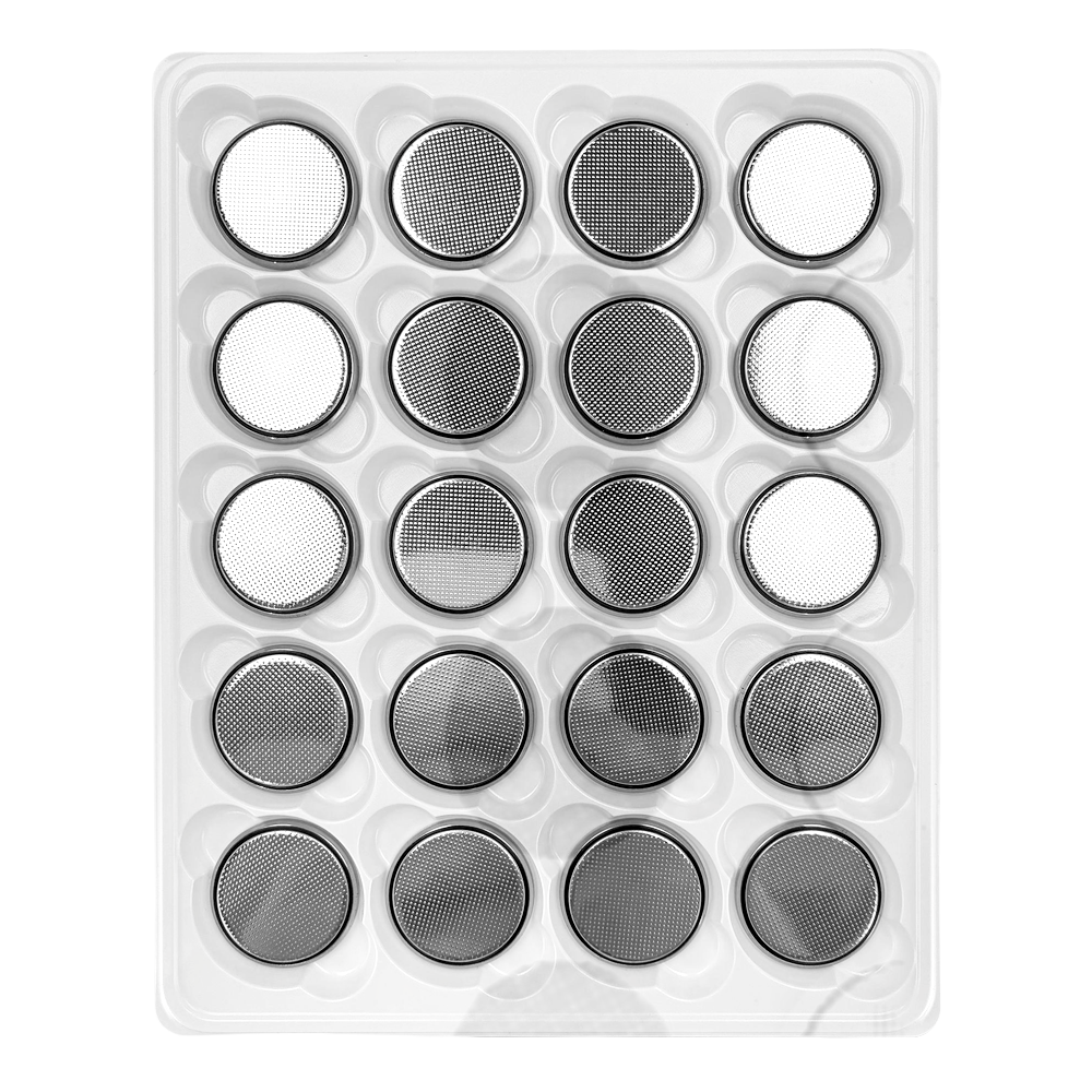 Pack 20x Batterie a bottone CR2430 - Vendita in vassoio 20ud | Prezzo per vassoio - Lito Li-MnO2 non ricaricabile