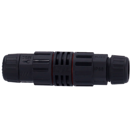 CON-RJ45-GLAND-W-BLACK
