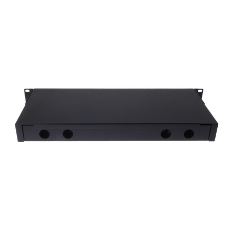 Pannello patch 1U per rack da 19 pollici - Include 12 adattatori LC duplex preinstallati