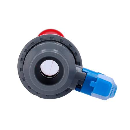 Securiton Tubo di ritegno per acqua - Valvola a sfera per lo svuotamento - Realizzato in ABS - Compatibile con ASD