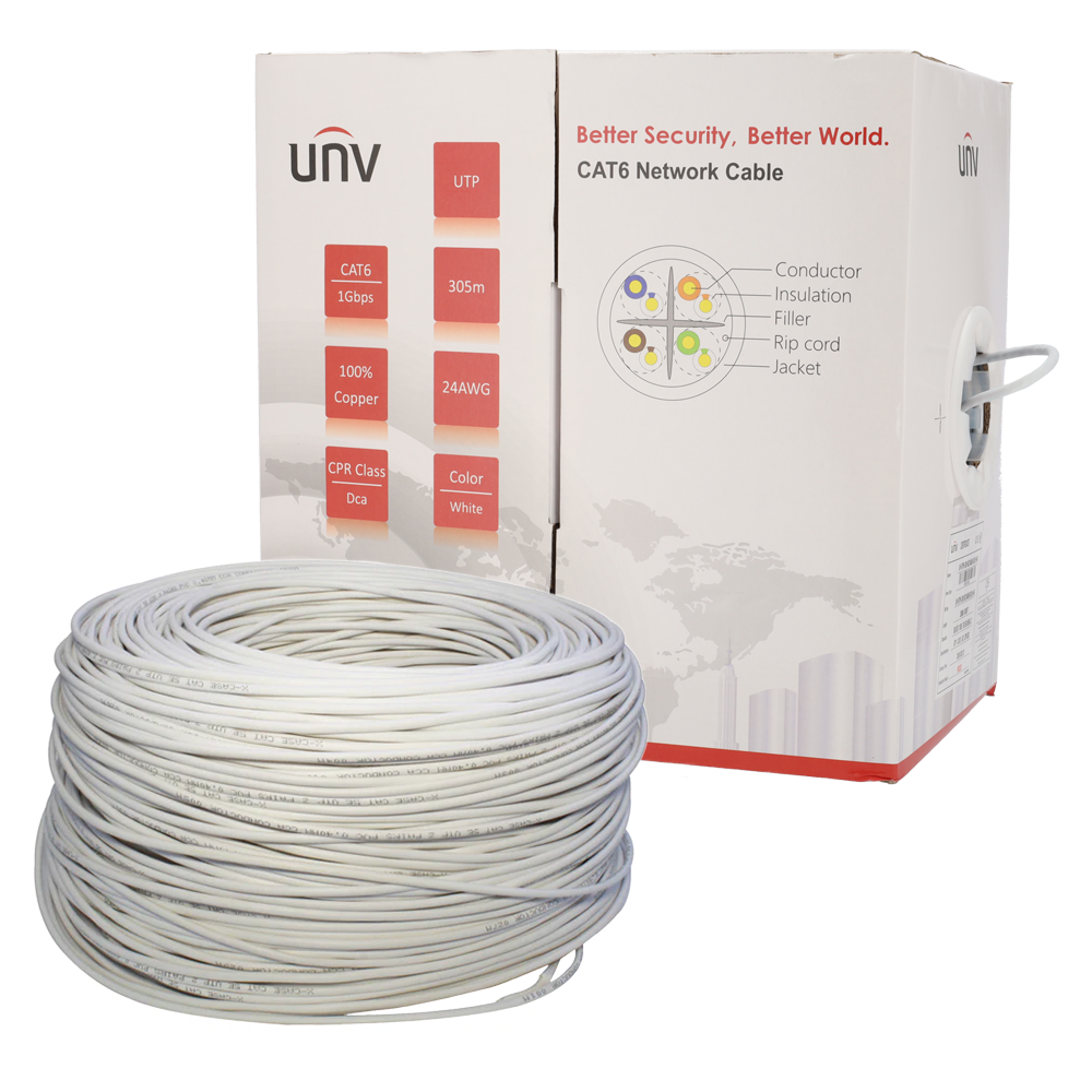 UV-UTP6-500-BC24AWG-DCA-R-W