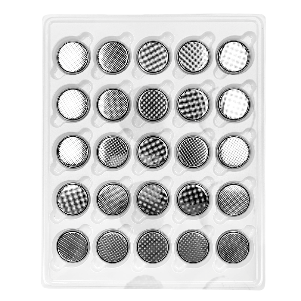 Pack 25x Batterie a bottone CR2025 - Vendita in vassoio 25ud | Prezzo per vassoio - Lito Li-MnO2 non ricaricabile