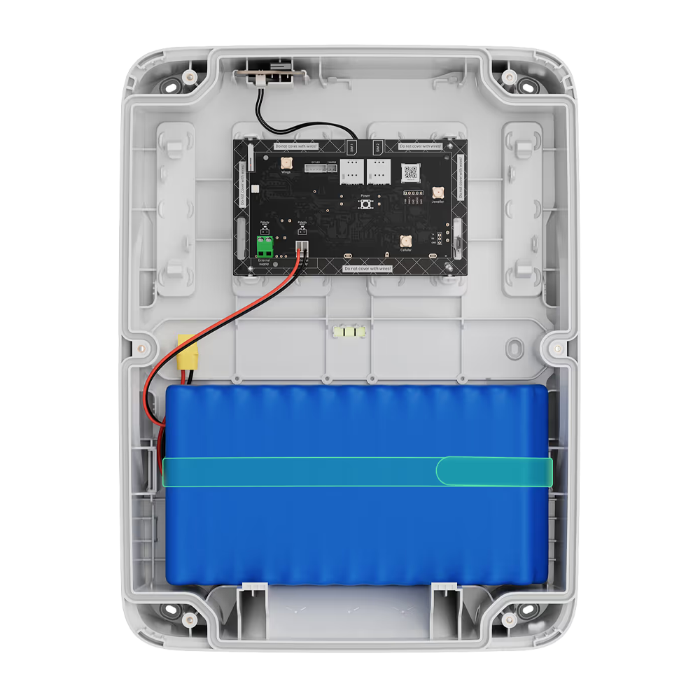 Batteria interna ricaricabile - Connettore per il collegamento all'Hub BP integrato