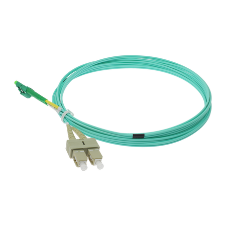 Safire Cavo di collegamento in fibra ottica duplex - Fibra multimodale OM4 ad alta velocità - Connettori ibridi LC APC e