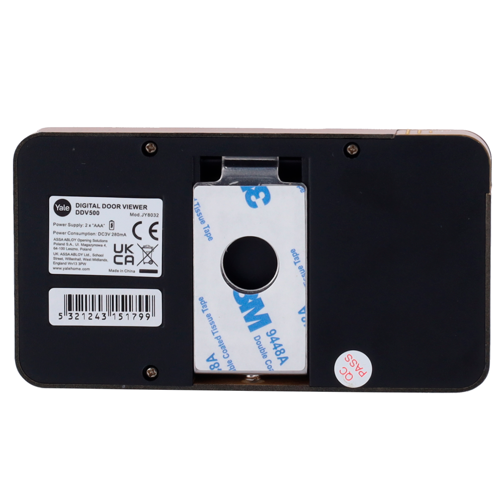 YALE-DOORVIEWER500-SILVER