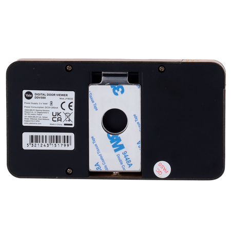 YALE-DOORVIEWER500-SILVER